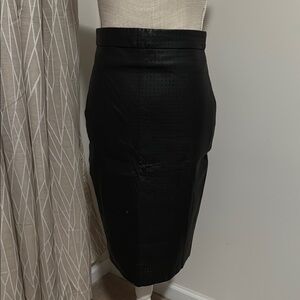 Banana Republic Black Midi Skirt